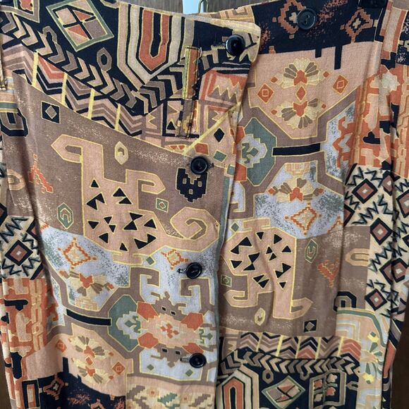 Vintage Button Skirt Set W/ Sleeveless Top Excellent Condition USA ? 70’s Sz Sm - Picture 10 of 16